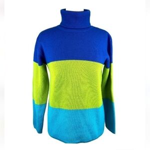 VS Sport Vintage stripes  turtleneck sweater size M
